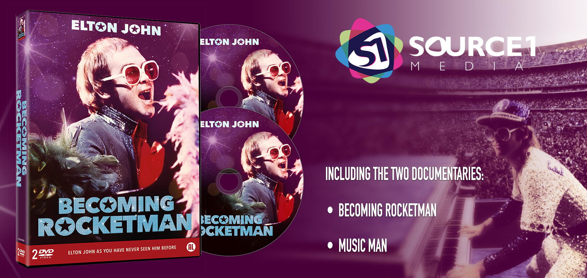 Now available: the unique documentaries Becoming Rocketman and Music Man in  a DVD giftbox! | Cult Legends